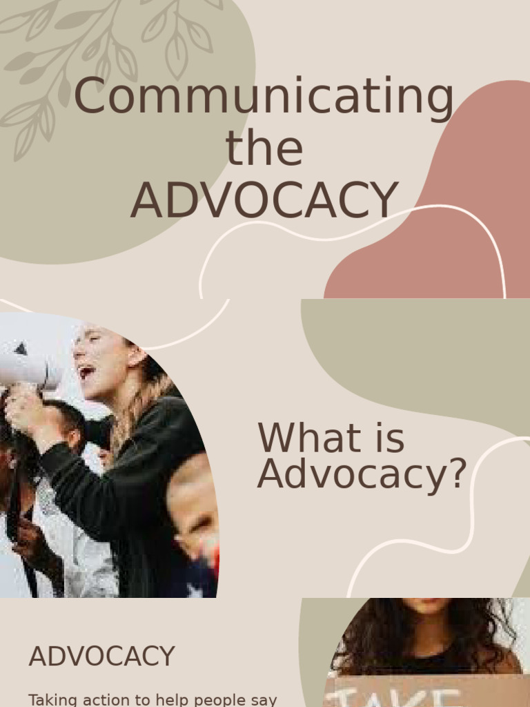 Understanding Advocacy Communication | PDF | Communication | Advocacy