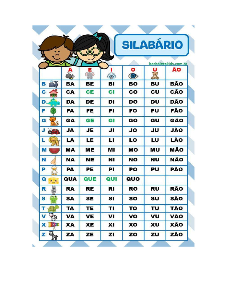 Silabário | PDF