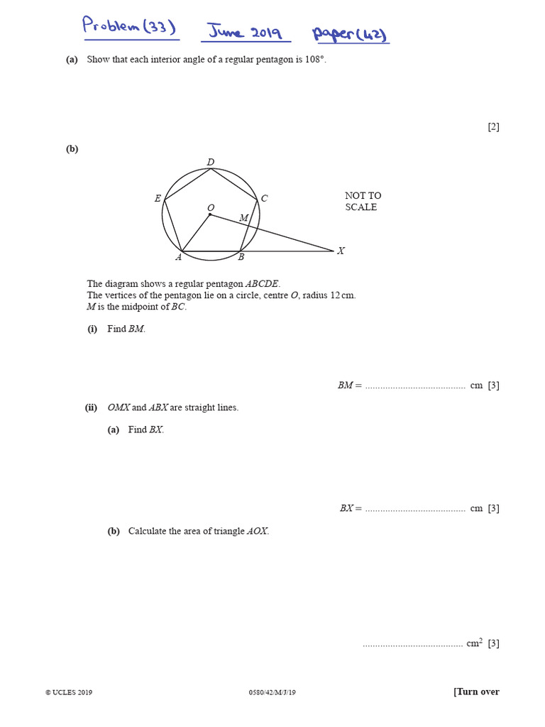 Geometry and Statistics Exam Problems | PDF | Geometric Shapes ...