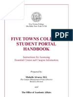 Student Portal Handbook 2011-2012 Booklet
