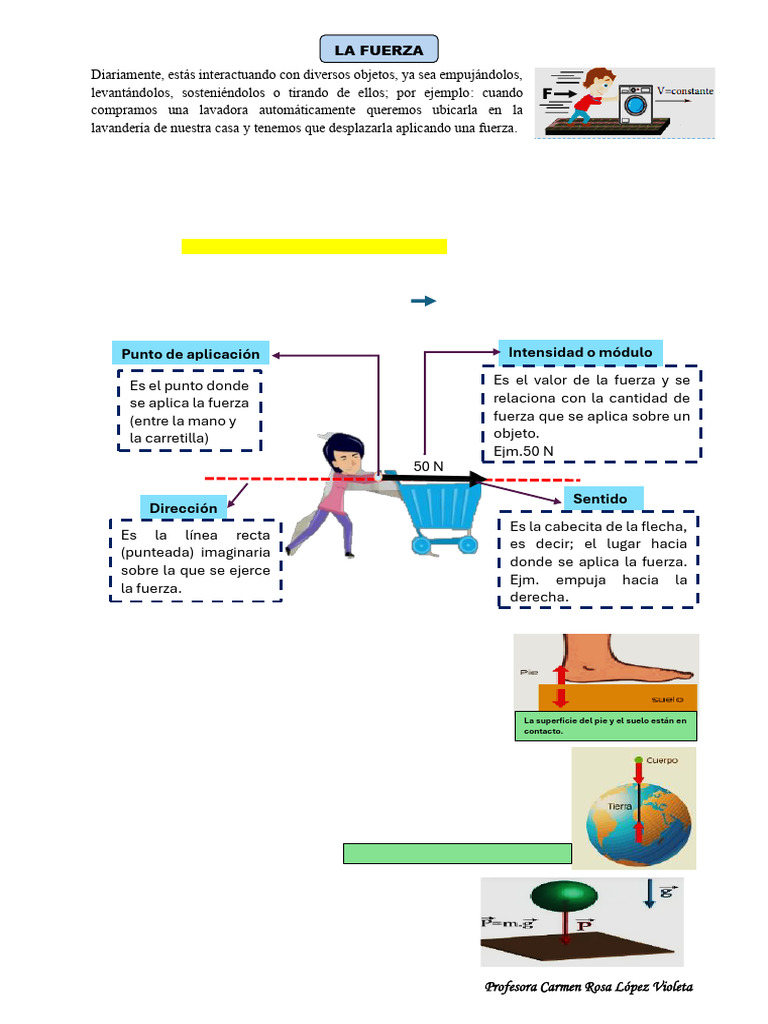 Conceptos y Tipos de Fuerza Física | PDF | Fuerza | Las leyes del