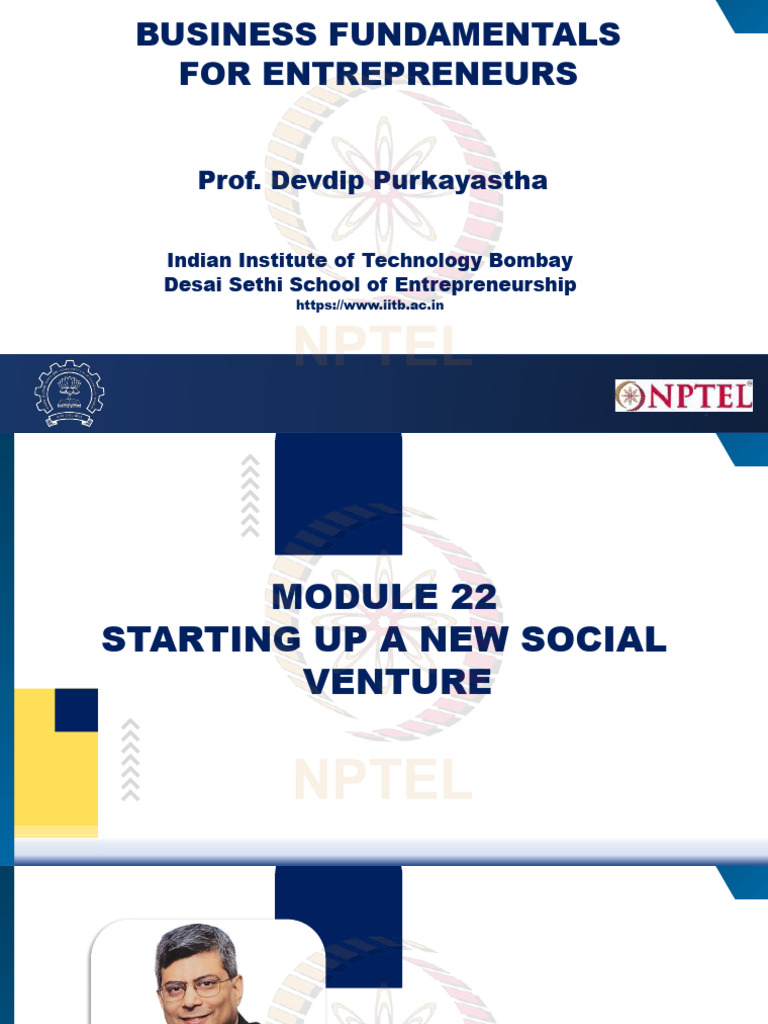 NPTEL - BFE - Module 22 | PDF | Pricing | Sustainability