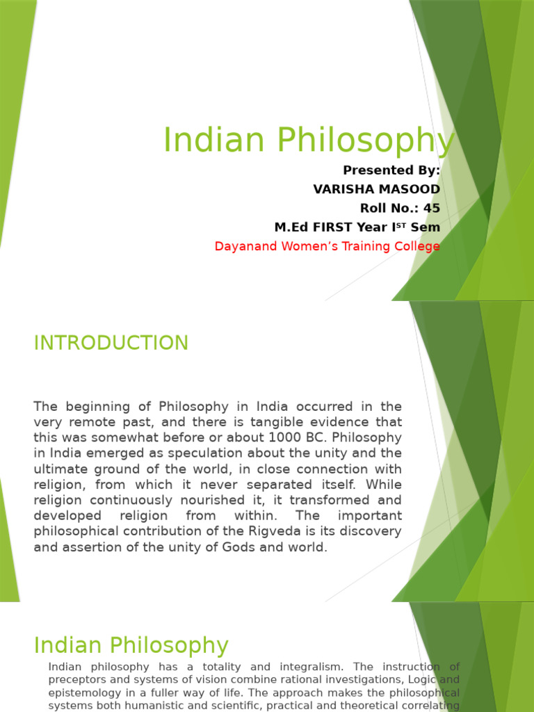 Introduction To India Philosophy | PDF | Moksha | Hindu Philosophy