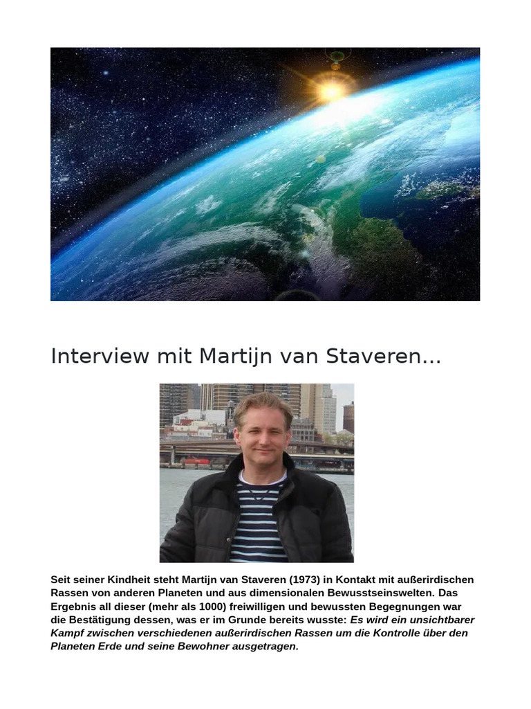 Martijn Van Staveren Interview | PDF