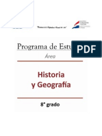 Programa de Historia - y - Geografia 8vo.-2011