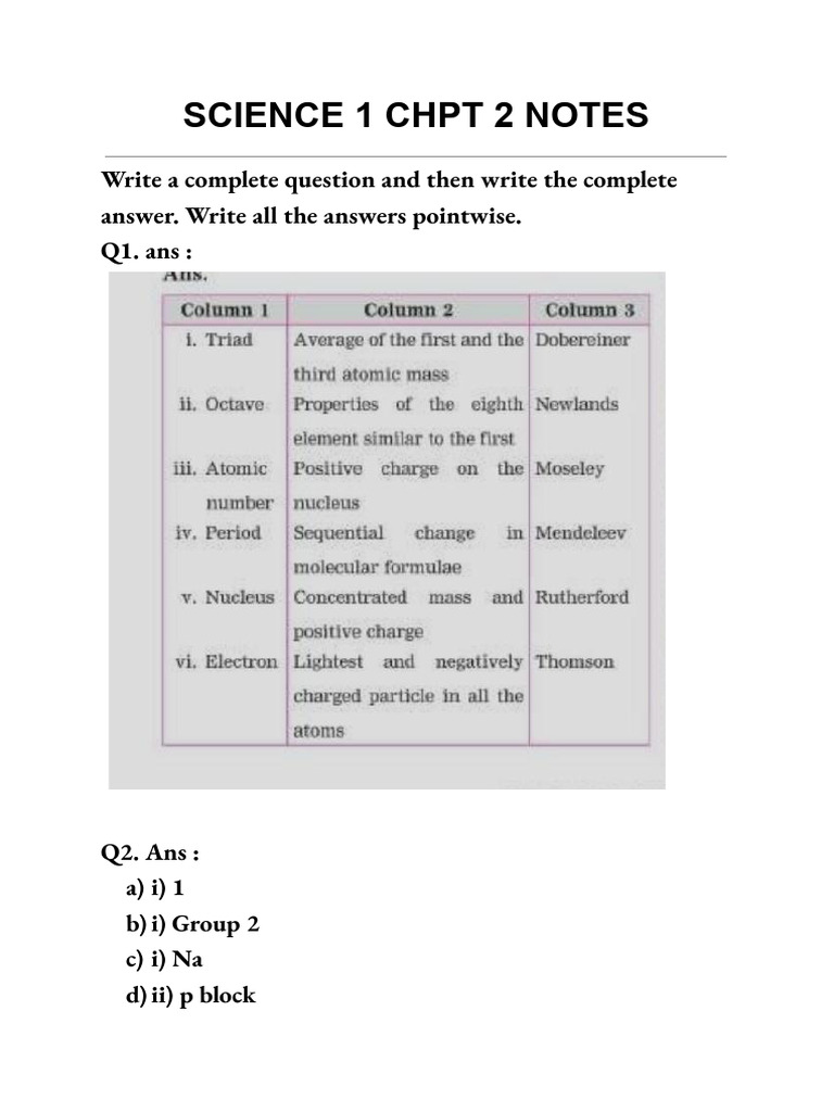 10th Science Chapter 2 Notes Summary | PDF