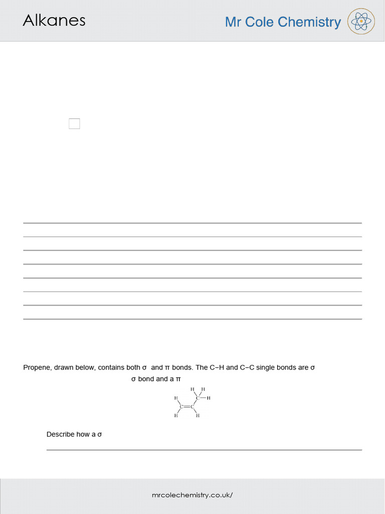 Alkanes: Properties and Reactions Explained | PDF | Alkane | Chemical ...