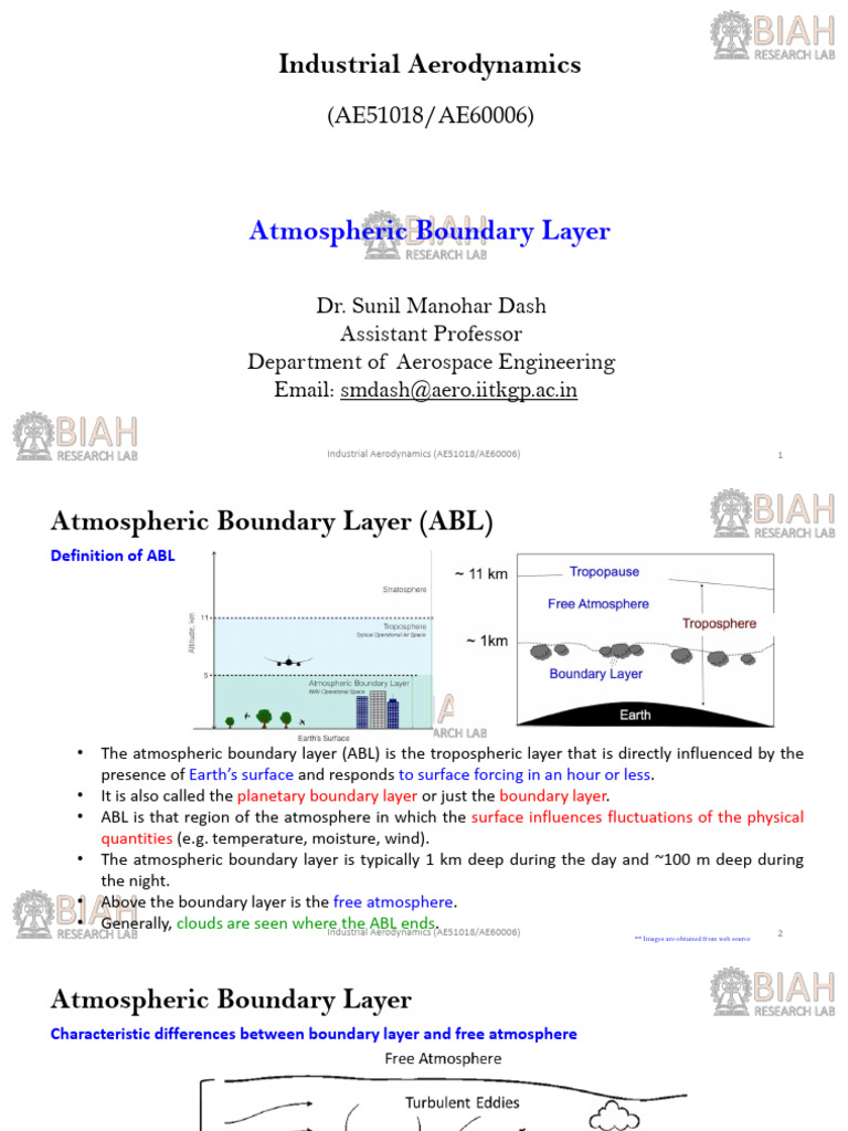 Understanding Atmospheric Boundary Layer | PDF | Boundary Layer ...