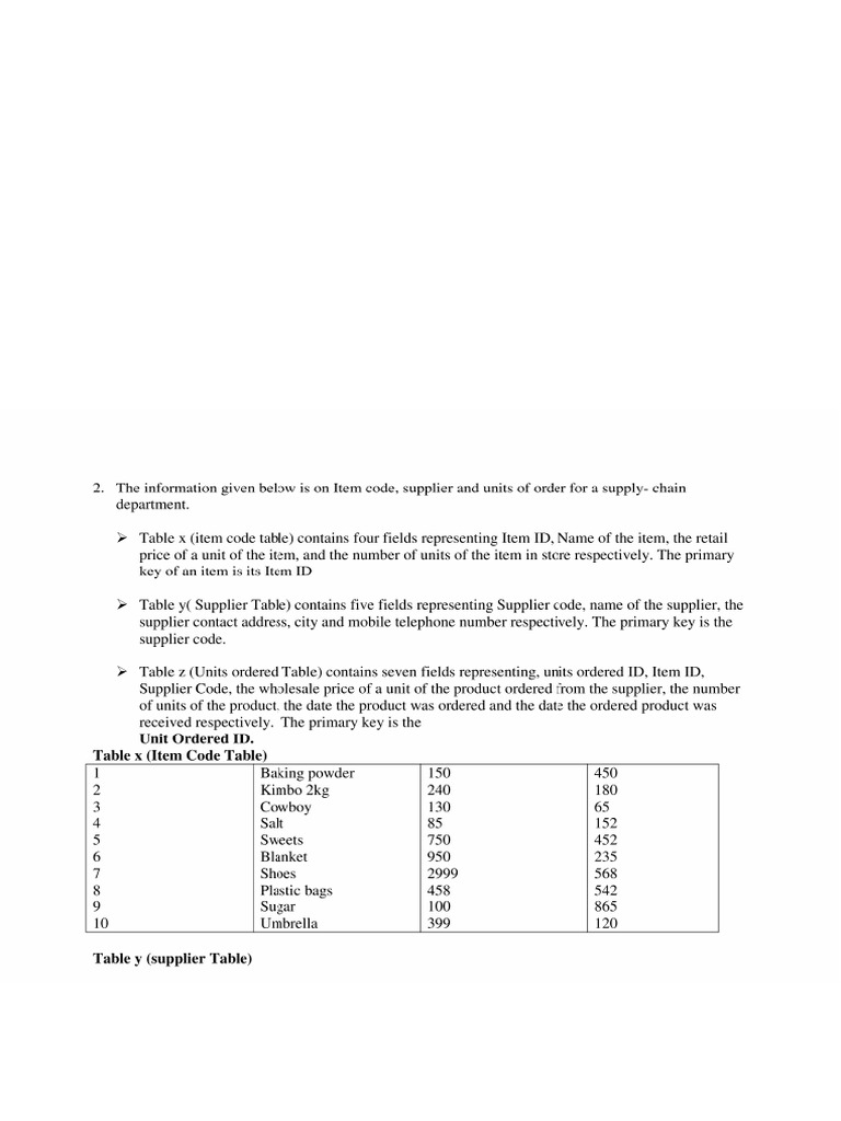 Database 11 Practical Questions | PDF