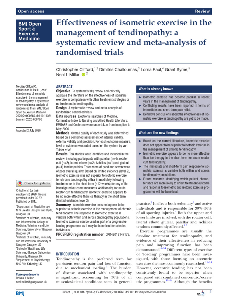 E000760 Full | PDF | Systematic Review | Randomized Controlled Trial