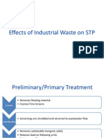 Effects of Industrial Waste On STP