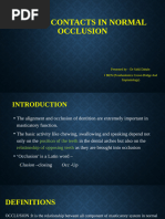 Understanding Maximal Intercuspal Position | PDF | Mouth | Tooth