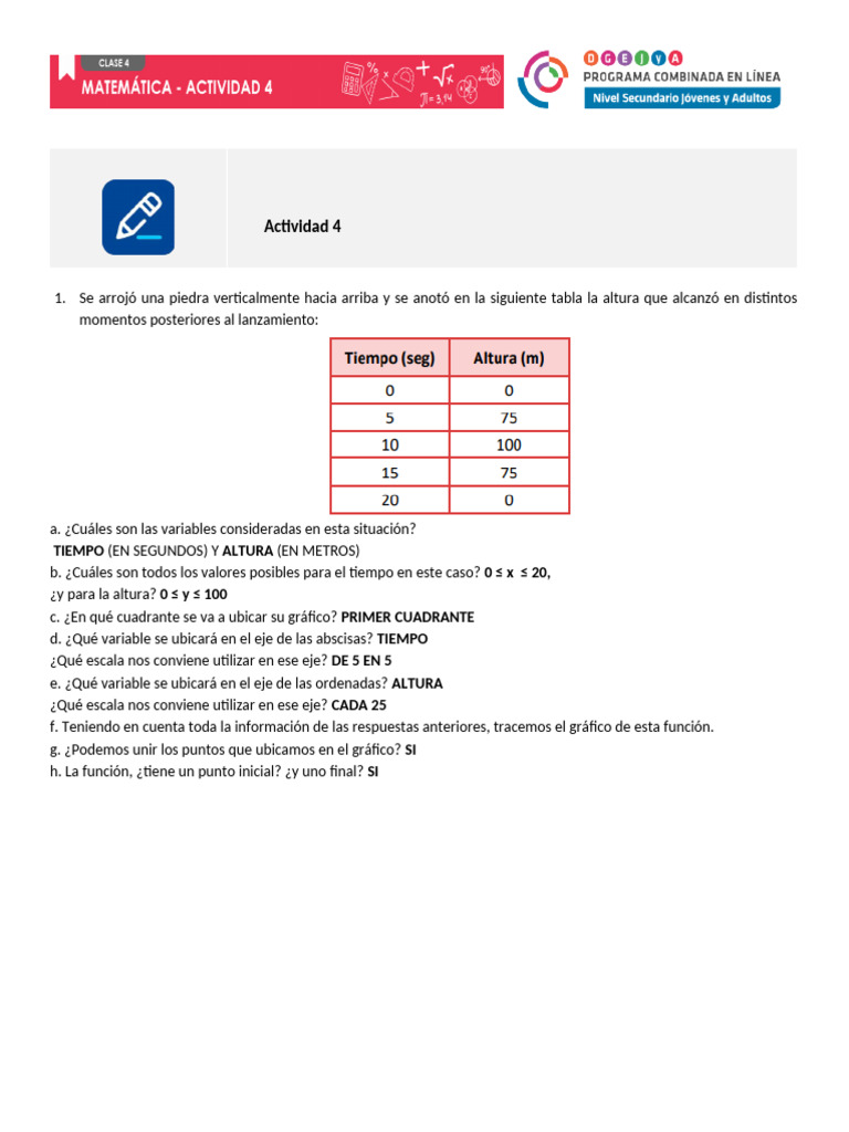 Análisis de Movimiento Vertical de una Piedra | PDF