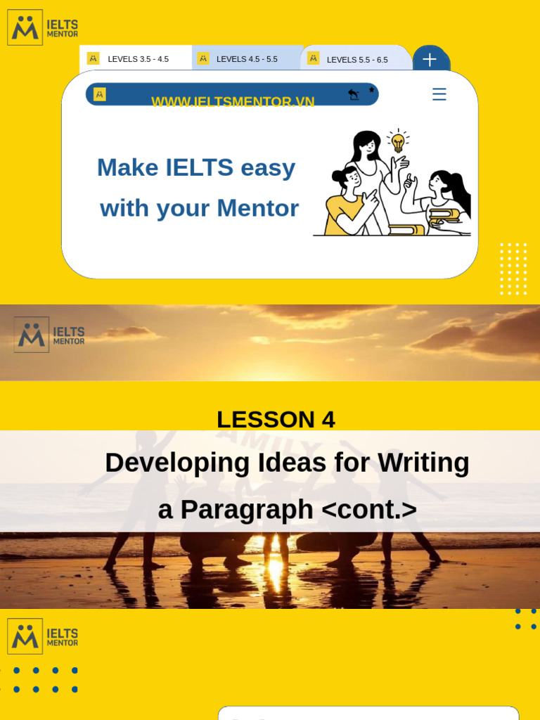 IELTS Writing: Paragraph Development Guide | PDF | Paragraph ...