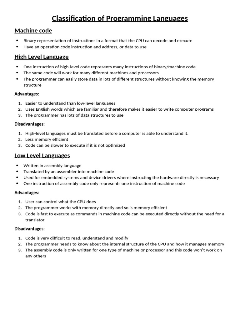 Jk C 1 An Overview Of Programming Languages Pdf Computer Data | Teachpic