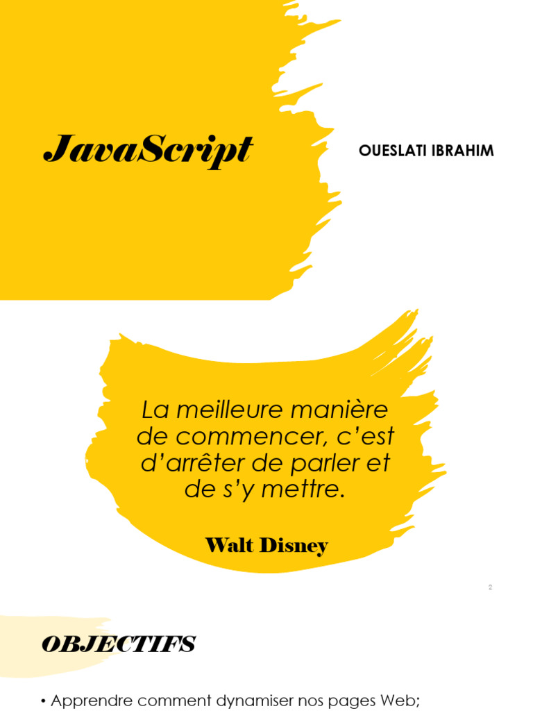 Introduction au JavaScript et ses usages | PDF | JavaScript | Internet