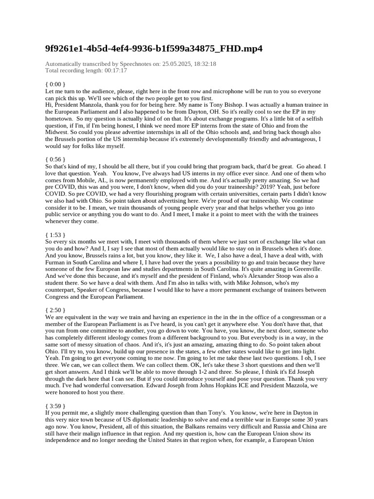 FHD - mp4 Transcript | PDF | Enlargement Of The European Union ...