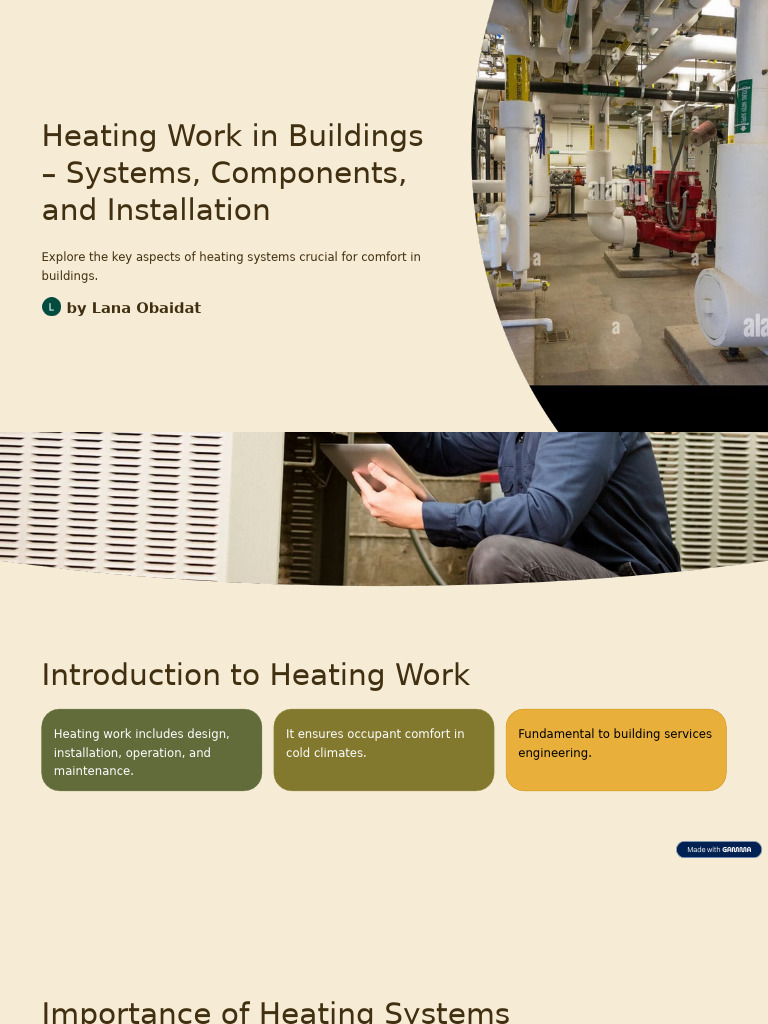 Heating Systems: Installation & Efficiency | PDF | Thermostat | Duct (Flow)