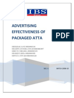 19043818 Advertising Effectiveness of Packaged Atta