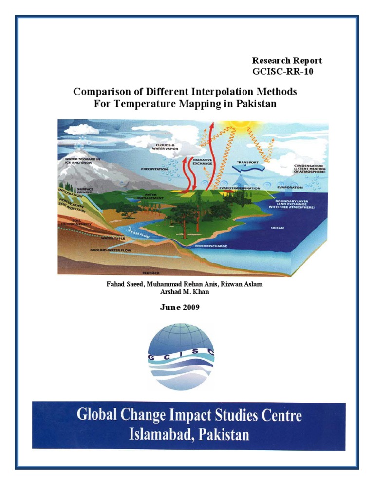 Comparison of Different Interpolation Methods For Temperature Mapping ...