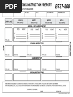 A320 Loading Instruction Report | PDF | Aviation | Aircraft