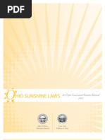 Download 2012 Sunshine Law Manual - No Appendices by Mike DeWine SN86794672 doc pdf