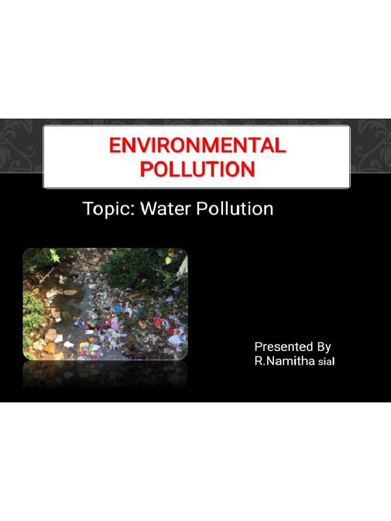 Environmental Pollution-Assignment 2 | PDF