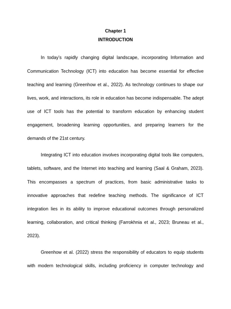 ICT Integration in Education Challenges | PDF | Educational Technology ...