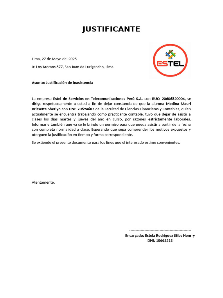 JUSTIFICANTE | PDF