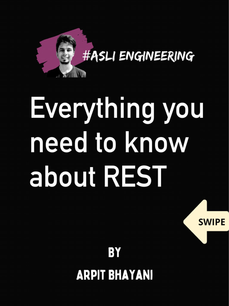 Comprehensive Guide to REST API | PDF