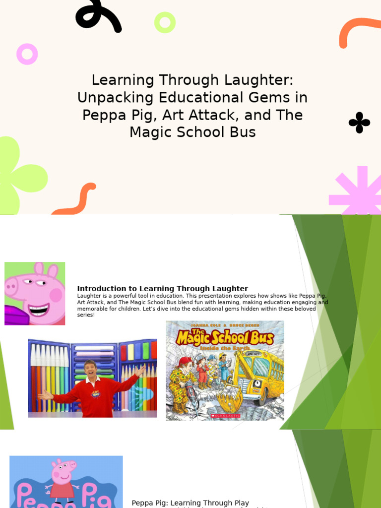 Slidesgo Learning Through Laughter Unpacking Educational Gems in Peppa ...