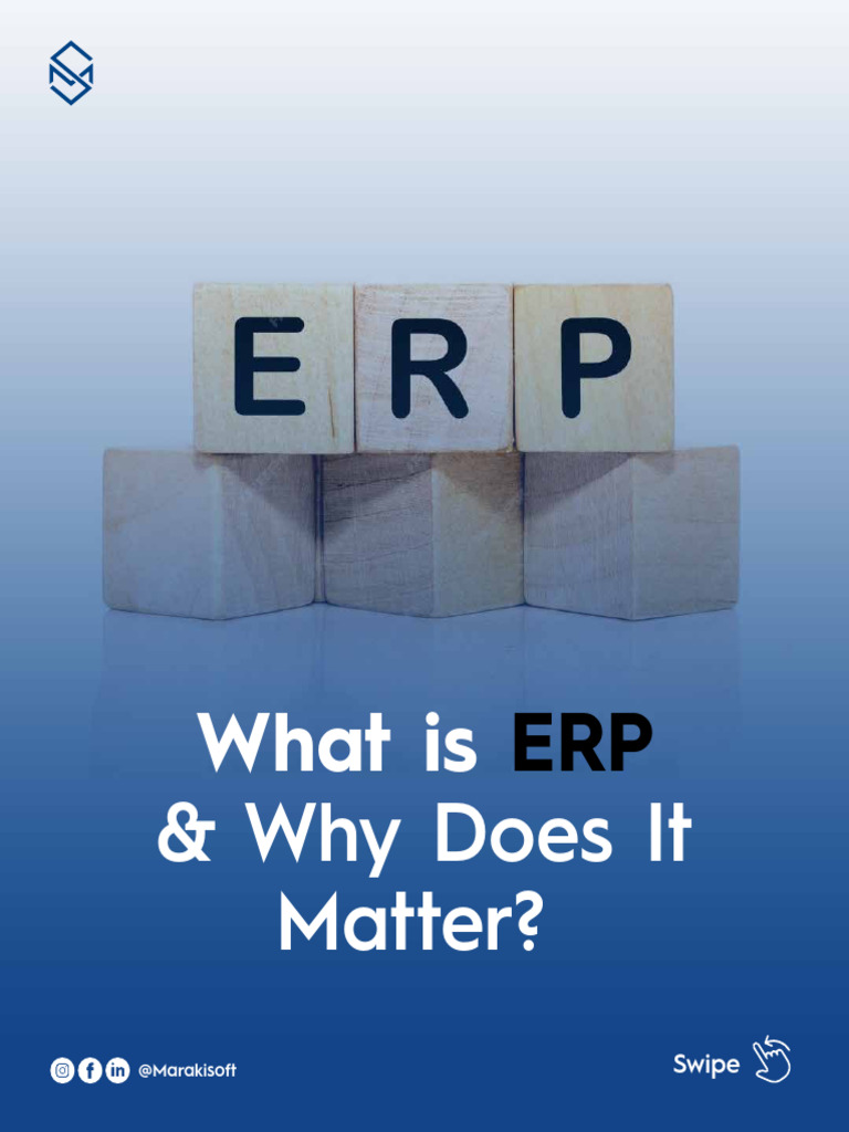 What Is ERP - & Why Does It Matter | PDF