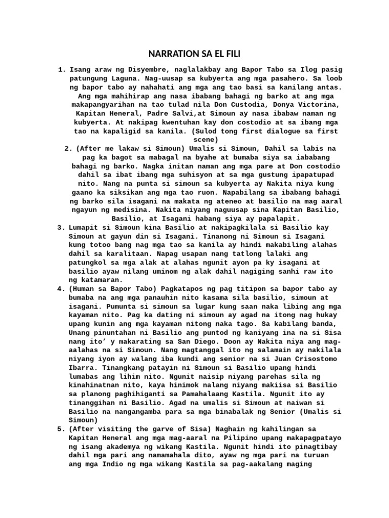 Narration Script | PDF