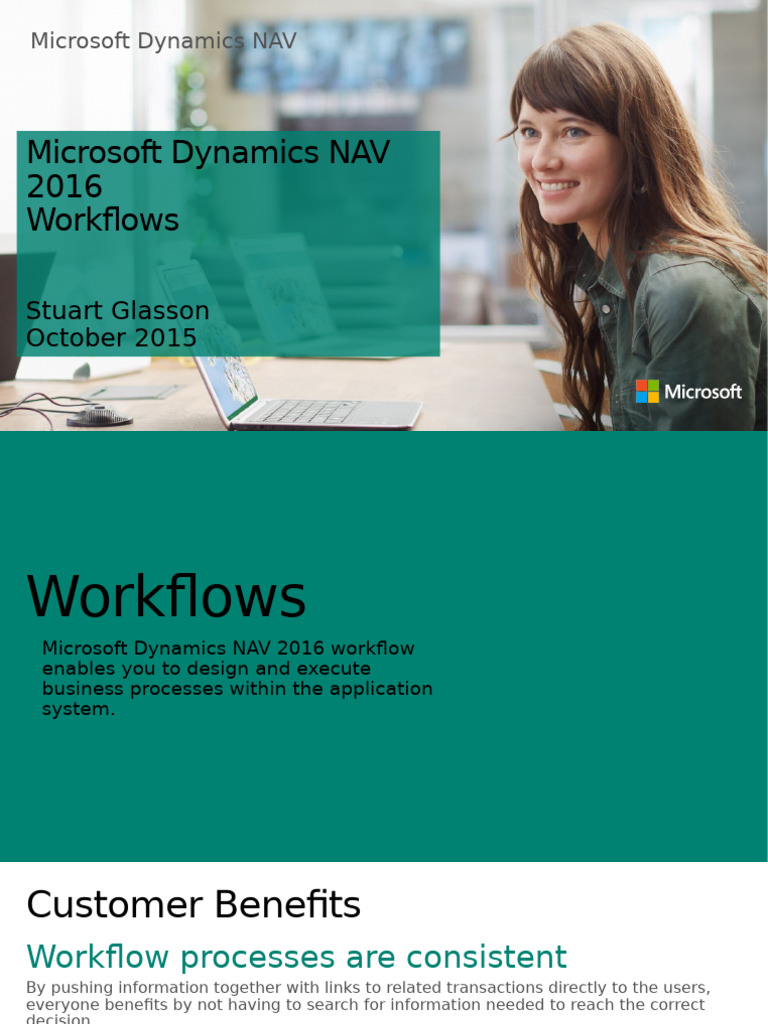 Dynamics NAV 2016 Workflow Overview | PDF | Workflow | Computer Science