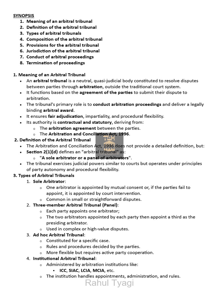 Arbitral Tribunals-Stamped-Stamped | PDF | Arbitral Tribunal | Arbitration