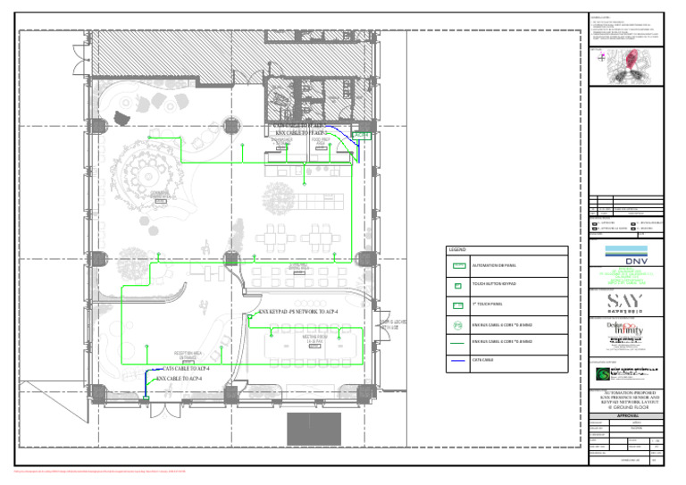 KNX Keypad and Sensor Layout Plan | PDF