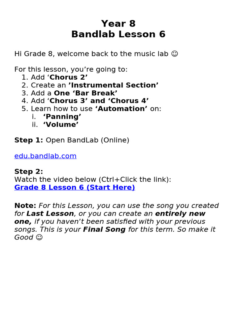 Grade+8+Lesson+6+(Start+Here)+ | PDF