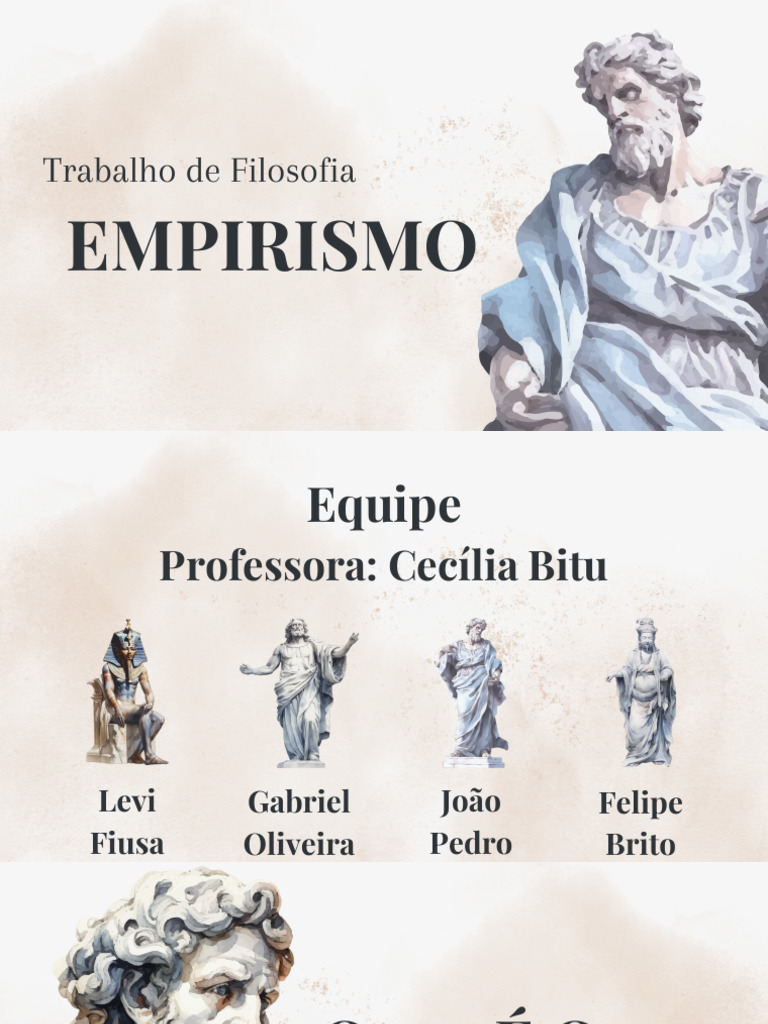 O Empirismo na Filosofia | PDF