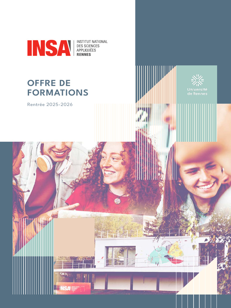 Formations Ingénieurs INSA Rennes 2025-2026 | PDF | Science