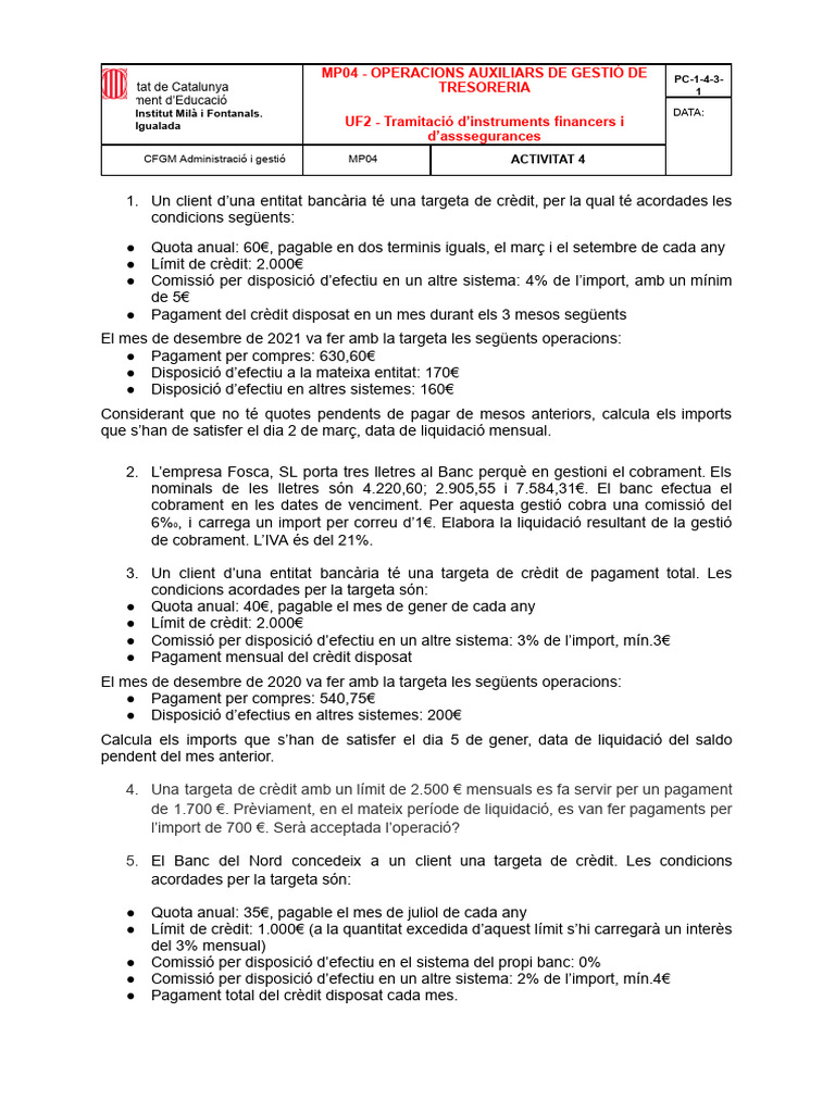 Activitat 3 - Mp04-Uf2-Nf2 | PDF