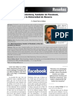 Mark Zuckerberg Fundador de Facebook