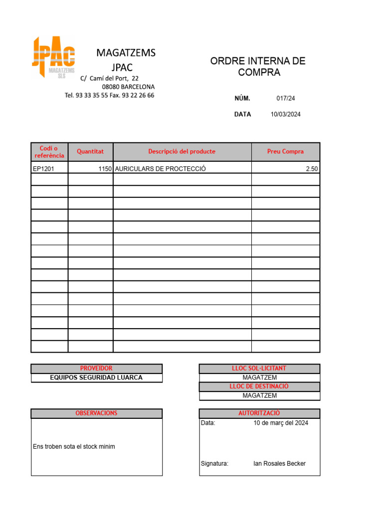 Plantilla OIC - XLSX - OIC 17 | PDF