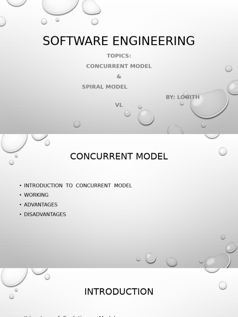 Concurrent and Spiral Models in Software Engineering | PDF | Risk ...