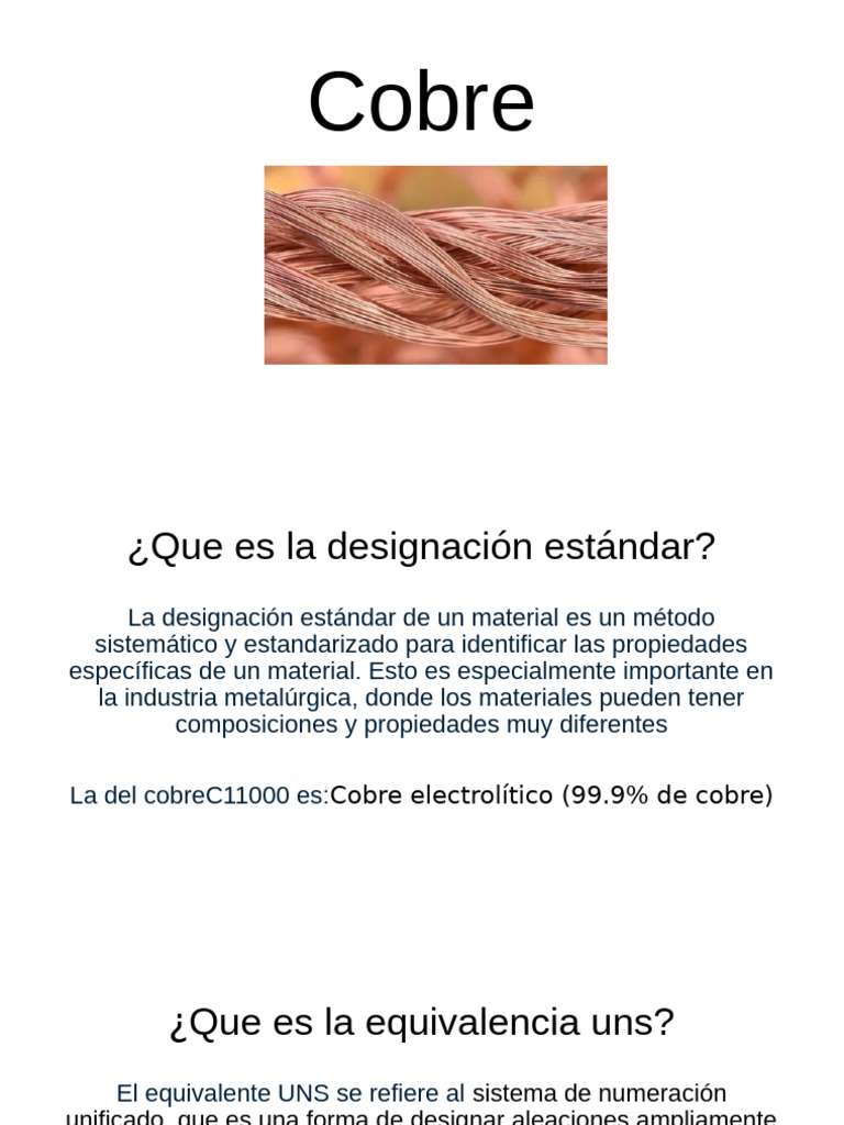 Propiedades y Usos del Cobre y Aleaciones | PDF | Cobre | Microestructura