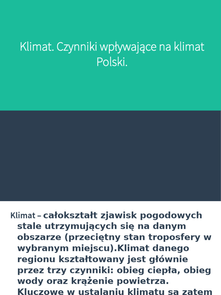 Klimat | PDF