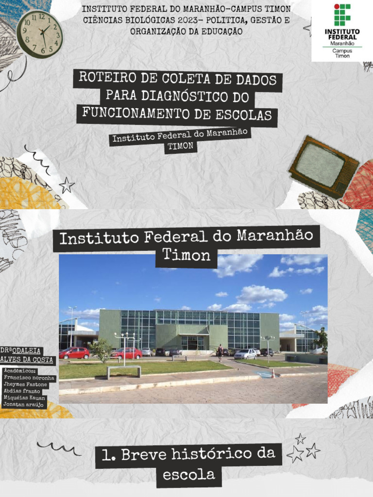 Diagnóstico do IFMA Campus Timon | PDF | Pedagogia | Bibliotecas
