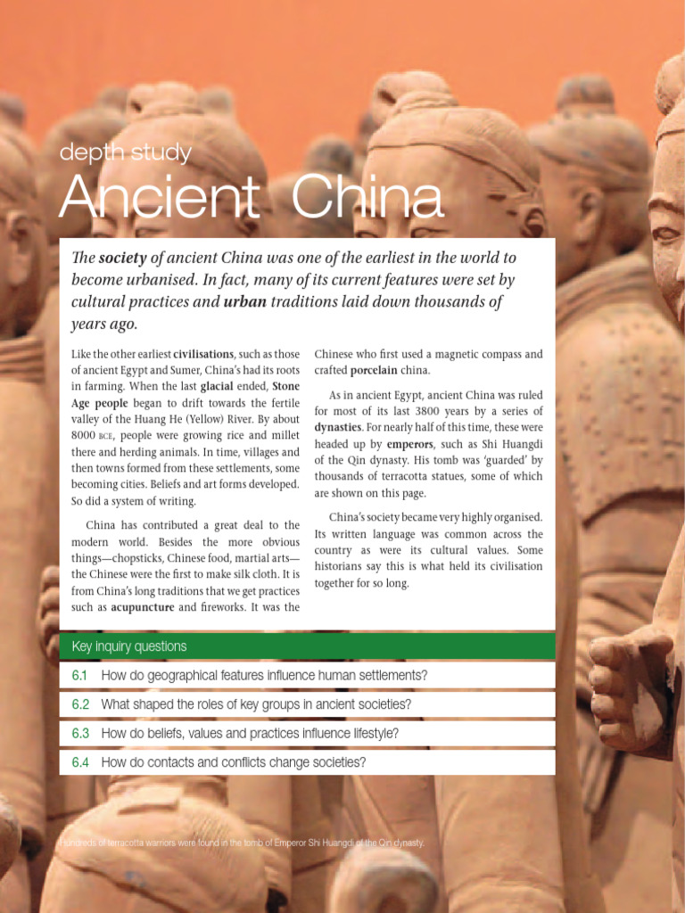 Ancient China: Origins and Dynasties | PDF | Emperor Of China | Han Chinese