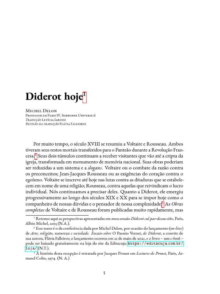 Diderot: Pensamento e Complexidade no Século XVIII | PDF | Pensamento ...