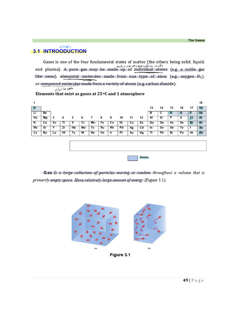 Understanding Gas Properties and Laws | PDF | Gases | Pressure