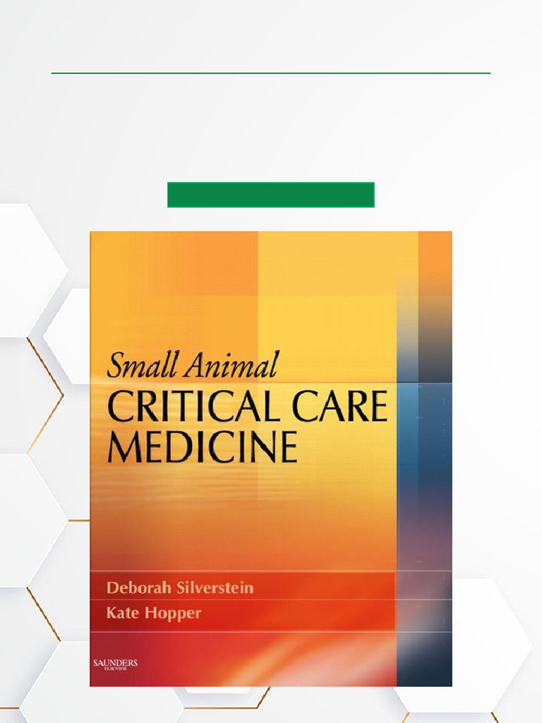 Small Animal Critical Care Medicine ISBN 141602591X, 9781416025917